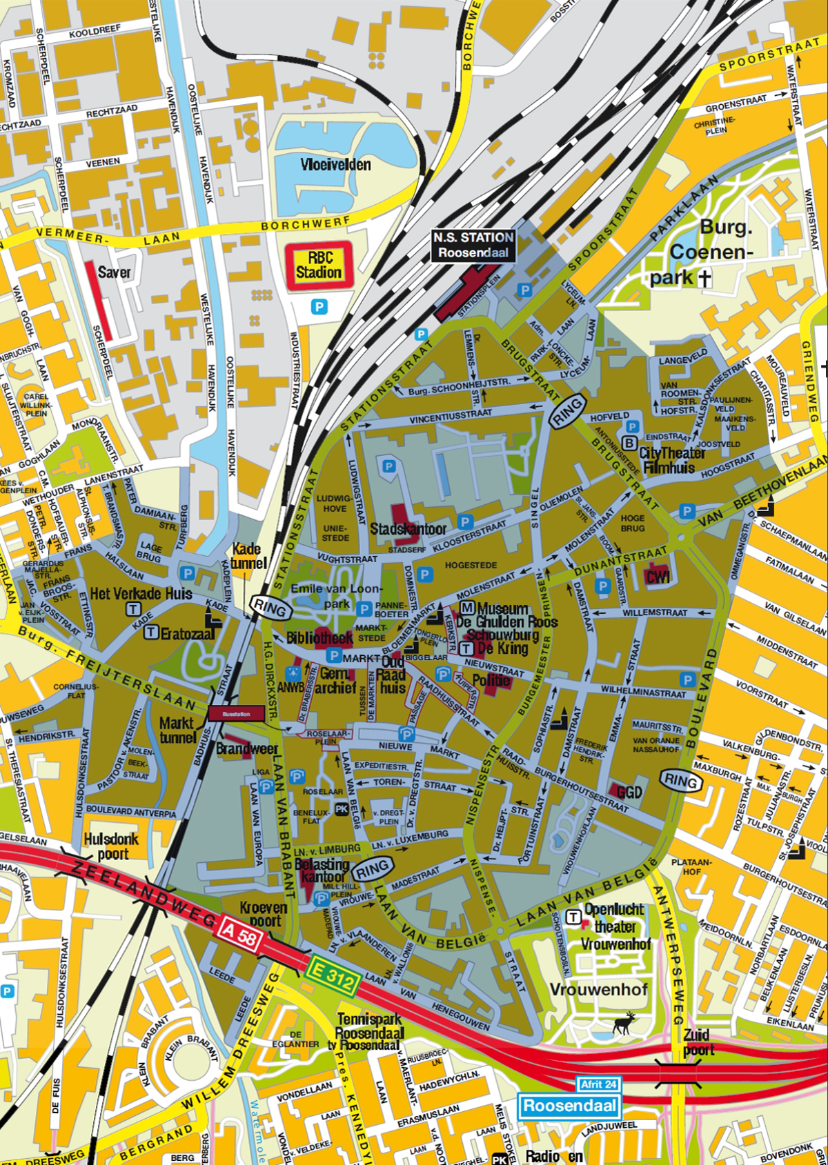 Parkeerbeheer Roosendaal Kaart